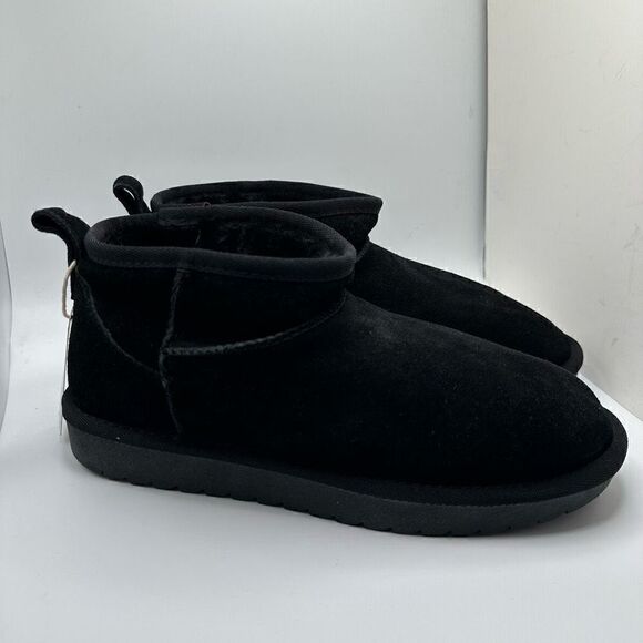 CUSHIONAIRE Women's pull on boot 9 BLACK - Picture 1 of 7